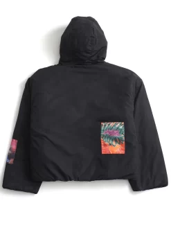 Jungles Jungles Strange Bloom Insulated Jacket - Black -ActiveWear Haven jungles strange bloom jacket black 5