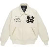 Nothin'Special X Golden Bear Player Varsity Jacket - Natural