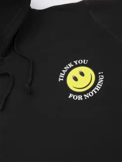 Nothin'Special Thank You For Nothing Pullover Hoody - Black -ActiveWear Haven nothin thank you hoody black 02