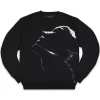 Öctagon Face Knitted Sweater - Black