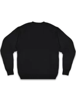 Öctagon Face Knitted Sweater - Black -ActiveWear Haven octagon face knitted sweater black 03