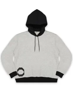 Öctagon Gyaku Hooded Sweatshirt - Heather Grey Black