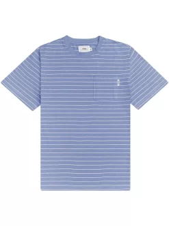 PARLEZ Helm Pocket T-Shirt - Dusty Blue