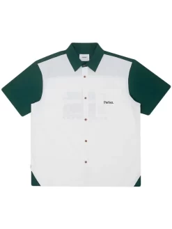 PARLEZ Jose S/S Shirt - Deep Green