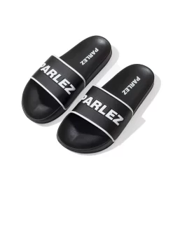 PARLEZ Ladsun Sliders - Black -ActiveWear Haven parlez ladsun sliders black 02