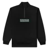 PARLEZ Salton Quarter Zip - Black