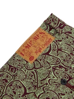 PAS DE MER LOGO Pants - Purple Lime -ActiveWear Haven pasdemer logo pants purple lime 04