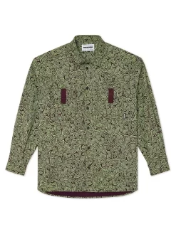 PAS DE MER LOGO Shirt - Purple Lime