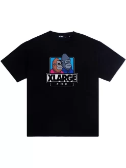 PMC X XLARGE Joined Logo T-Shirt - Black