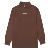 Pleasures Gathering Turtle Neck Longsleeve - Brown