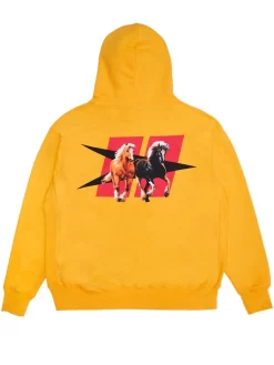 Pleasures X Haze Roam Hoody - Gold -ActiveWear Haven pleasures haze roam hoody gold 02