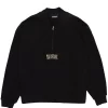 Pleasures Karat Quarter Zip Pullover - Black