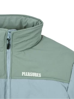 Pleasures Kerosene Puffer Jacket - Blue -ActiveWear Haven pleasures kerosene puffer jacket blue 02