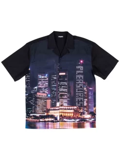 Pleasures Metro Button Down - Black