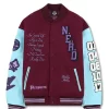 Pleasures X N.E.R.D Varsity Jacket - Purple