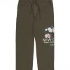 Pleasures X New Order Power Beach Pant Olive