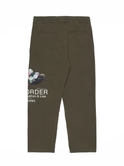 Pleasures X New Order Power Beach Pant Olive -ActiveWear Haven pleasures new order power beach pant olive 02