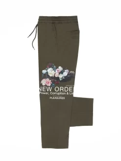 Pleasures X New Order Power Beach Pant Olive -ActiveWear Haven pleasures new order power beach pant olive 03