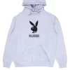 Pleasures X Playboy Play Hoody - Heather Grey