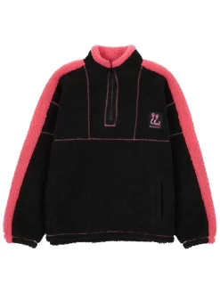 Pleasures Rewind Quarter Zip - Black