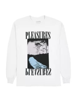 Pleasures River L/S T-Shirt - White