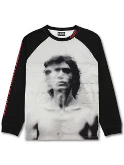 Pleasures X Robert Mapplethorpe Self Portrait Raglan L/S T-Shirt - Black
