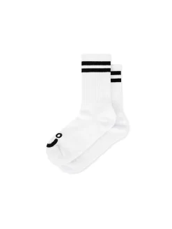 Polar Rib Socks Happy - Sad White