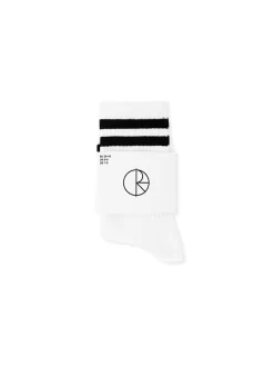 Polar Rib Socks Happy - Sad White -ActiveWear Haven polar rib socks happy sad white 03