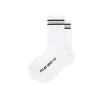 Polar Rib Socks | - Stripe White Black