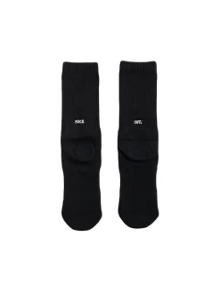 Raised By Wolves Fuck Off Socks Crew Socks - Black