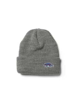 Raised By Wolves Geowulf Watch Cap Beanie - Light Grey