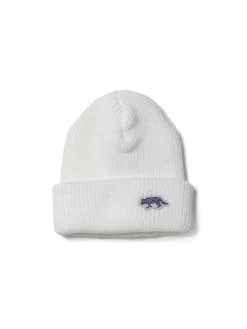 Raised By Wolves Geowulf Watch Cap Beanie - White
