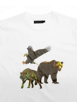 ActiveWear Haven -ActiveWear Haven raised by wolves hunt club t shirt white 02