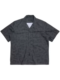 Raised By Wolves Peace Camo Camp Shirt - Olive