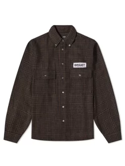 Rassvet Checked Two Pocket Shirt - Brown