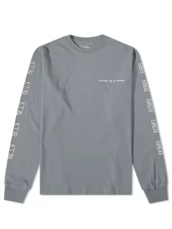 Rassvet Small Logo L/S T-Shirt - Dark Grey