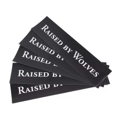 Raised By Wolves Sticker Pack - Black