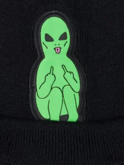 RIPNDIP Lord Alien Beanie - Black -ActiveWear Haven ripndip alien beanie black 03