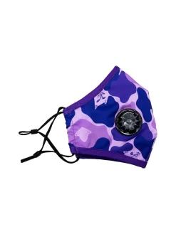 RIPNDIP Purple Camo Ventilator Face Mask - Purple Camo