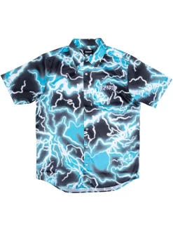 RIPNDIP Nikola S/S Button Up - Black Blue