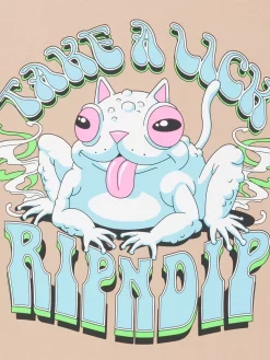RIPNDIP Take A Lick T-Shirt - Almond -ActiveWear Haven ripndip take lick t shirt natural 04
