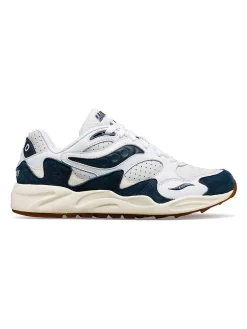 Saucony Grid Shadow 2 "Ivy Prep" - White Navy