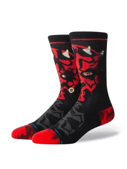 STANCE X Star Wars Darth Maul Crew Socks - Black