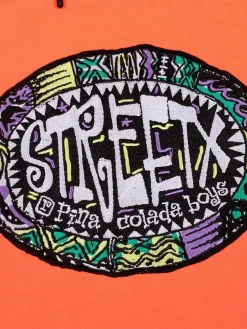 StreetX 90's Beach Hoody - Hot Coral -ActiveWear Haven streetx 90s beach hoody orange 02