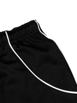 StreetX Basics Piping Short - Black -ActiveWear Haven streetx basics piping shorts black 03