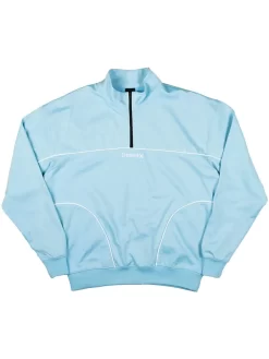 StreetX Basics Piping 1/4 Zip - Light Blue